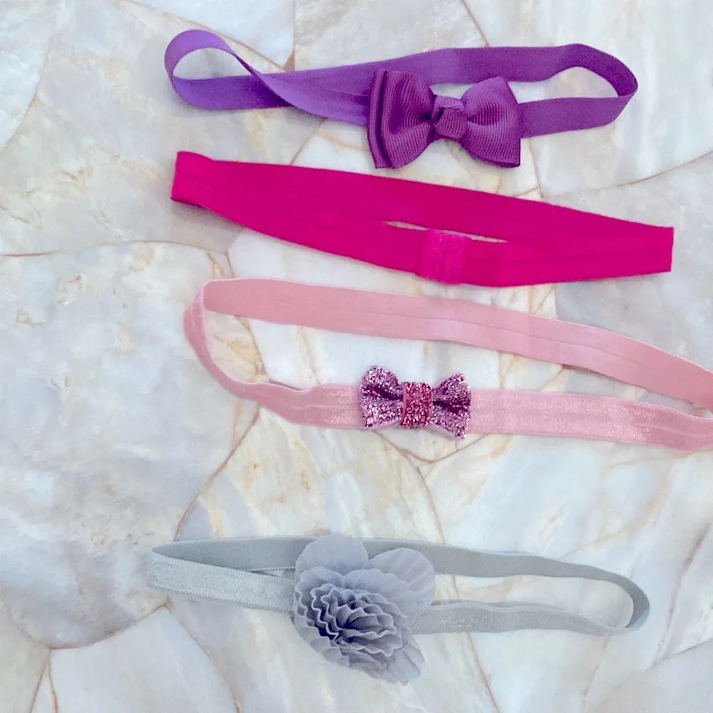 Cute  Adorable bow-knot design  Girls ‎ Princess Headband Set of 4